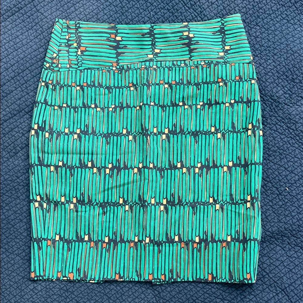 The Limited Green Patterned Women's Skirt